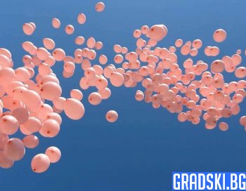 В памет на починалите жени от рак на гърдата бяха пуснати 1200 розови балона
