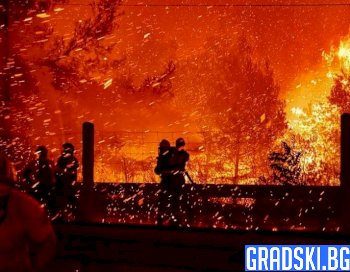 Пожарникарите в Гърция се борят на 3 фронта на остров Родос