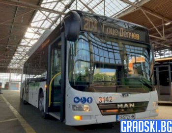 Чисто нови автобуси за линяи 204 в София