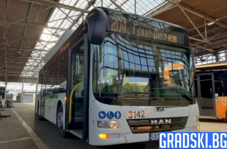 Чисто нови автобуси за линяи 204 в София